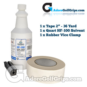 Complete Re-Gripping Kit For 125 Golf Clubs - With Quart HF-100 Solvent Complete Re-Gripping Kit For 125 Golf Clubs - With Quart HF-100 Solvent
