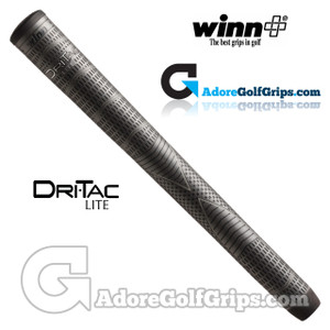 Winn Dri-Tac Lite Jumbo Grips - Dark Grey / Grey Winn Dri-Tac Lite Jumbo Grips - Dark Grey / Grey