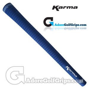 Karma Velour Midsize (+1/32") Grips - Blue