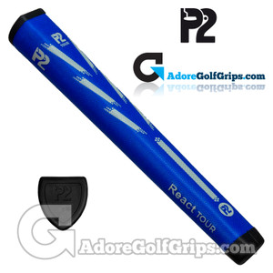 P2 React TOUR Jumbo Putter Grip - Black / White