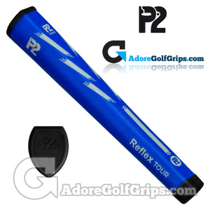 P2 Reflex TOUR Giant Putter Grip - Blue / Grey P2 Reflex TOUR Giant Putter Grip - Blue / Grey