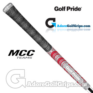 Golf Pride New Decade Multi Compound MCC Teams Grips - Black / Grey / Red Golf Pride New Decade Multi Compound MCC Teams Grips - Black / Grey / Red