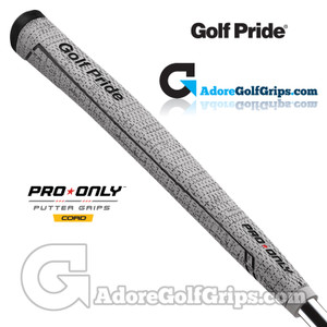 Golf Pride Pro Only Red Star 72CC Full Cord Putter Grip - Grey / Black Golf Pride Pro Only Red Star 72CC Full Cord Putter Grip - Grey / Black