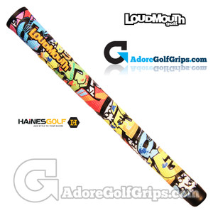 Haines Golf Loudmouth Tags Limited Edition Grips - Graffiti Haines Golf Loudmouth Tags Limited Edition Grips - Graffiti