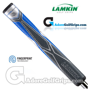 Lamkin Sink Fit Claw Jumbo Pistol Polyurethane Putter Grip - Blue / Silver Lamkin Sink Fit Claw Jumbo Pistol Polyurethane Putter Grip - Blue / Silver