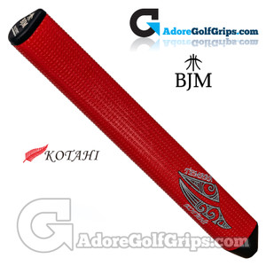BJM Kotahi Temara Midsize 13 Inch Jumbo Silicone Putter Grip - Red BJM Kotahi Temara Midsize 13 Inch Jumbo Silicone Putter Grip - Red