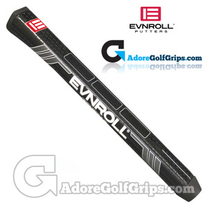 Evnroll TourTac 50 Gram Midsize Pistol Putter Grip - Black / Red Logo Evnroll TourTac 50 Gram Midsize Pistol Putter Grip - Black / Red Logo