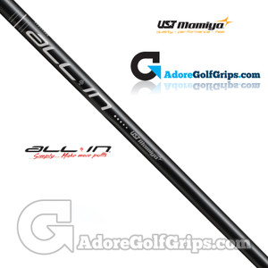 UST Mamiya All-In Full Graphite Straight Stepless Putter Shaft (126g) - 0.370" Tip - Black Matte UST Mamiya All-In Full Graphite Straight Stepless Putter Shaft (126g) - 0.370" Tip - Black Matte