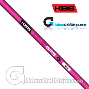 KBS GPS Graphite Straight Stepless Putter Shaft (124g) - Bright Yellow Matte