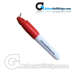 AdoreGolfGrips.com Pocket Size Waterproof Permanent Marker Golf Ball Pens - Red AdoreGolfGrips.com Pocket Size Waterproof Permanent Marker Golf Ball Pens - Red
