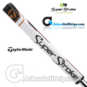 SuperStroke TaylorMade Pistol GTR 1.0 Putter Grip - White / Black / Gold SuperStroke TaylorMade Pistol GTR 1.0 Putter Grip - White / Black / Gold