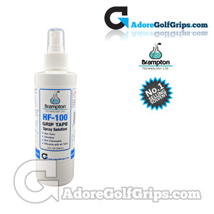 Brampton Premium HF-100 Golf Grip Tape Solvent / Activator - 8oz (236ml Approx Enough To Re-Grip 14 Clubs) Brampton Premium HF-100 Golf Grip Tape Solvent / Activator - 8oz (236ml Approx Enough To Re-Grip 14 Clubs)