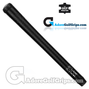 The Grip Master The Master Cowhide Leather Sewn Midsize Grips - Black The Grip Master The Master Cowhide Leather Sewn Midsize Grips - Black