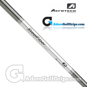 Aerotech SteelFiber i80 Graphite Iron Shaft (85g) - 0.370 Parallel Tip -  Grey / Silver - AdoreGolfGrips.com