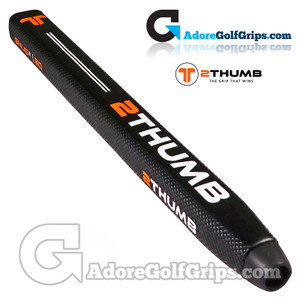 2 Thumb Snug SQ 30 Putter Grip - Black / Orange / White 2 Thumb Snug SQ 30 Putter Grip - Black / Orange / White