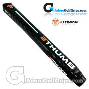 2 Thumb Snug Tour Pistol 27 Putter Grip - Black / Orange / White 2 Thumb Snug Tour Pistol 27 Putter Grip - Black / Orange / White