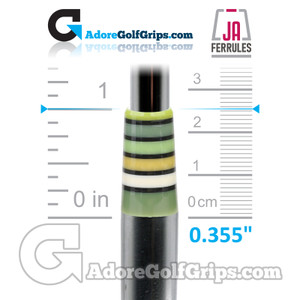 JA Designer Iron Ferrules Taper Tip 0.355" (25.40mm Length) - Mixed Olives (12 Pack) JA Designer Iron Ferrules Taper Tip 0.355" (25.40mm Length) - Mixed Olives (12 Pack)