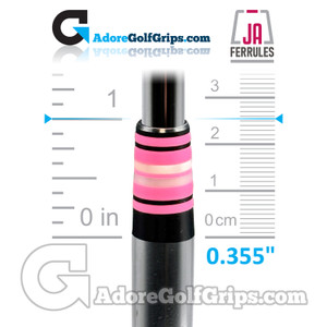 JA Designer Iron Ferrules Taper Tip 0.355" (25.40mm Length) - Pink Fizz (12 Pack) JA Designer Iron Ferrules Taper Tip 0.355" (25.40mm Length) - Pink Fizz (12 Pack)