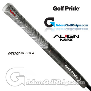  Golf Pride MCC Plus 4 Align Max Standard Grips - Grey / Black / Red