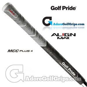 Golf Pride MCC Plus 4 Align Max Midsize Grips - Grey / Black / Red