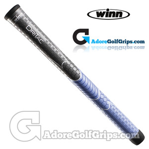 Winn Dri-Tac Undersize / Ladies Soft Feel Grips - Grey / Light Blue Winn Dri-Tac Undersize / Ladies Soft Feel Grips - Grey / Light Blue