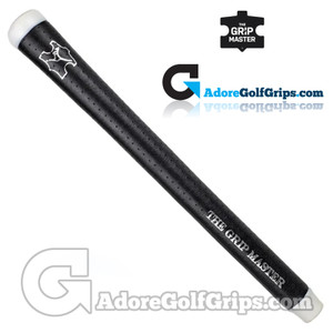 The Grip Master Kangaroo Leather Sewn Tour Edition Grips - Black / White The Grip Master Kangaroo Leather Sewn Tour Edition Grips - Black / White