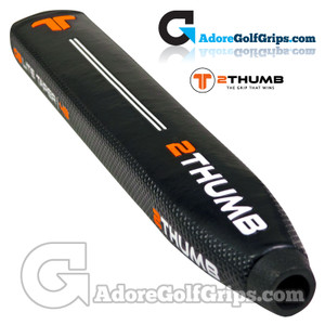 2 Thumb OG Taper Lite 43 Putter Grip - Black / Orange / White 2 Thumb OG Taper Lite 43 Putter Grip - Black / Orange / White