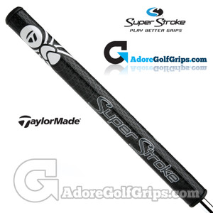 SuperStroke TaylorMade Spider Tour XL Plus 2.0 Tech-Port Putter Grip - Black / White Spider Logo SuperStroke TaylorMade Spider Tour XL Plus 2.0 Tech-Port Putter Grip - Black / White Spider Logo