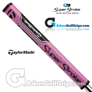 SuperStroke TaylorMade Pistol GTR 1.0 Putter Grip - Pink / Black SuperStroke TaylorMade Pistol GTR 1.0 Putter Grip - Pink / Black