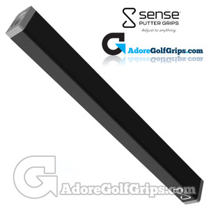 Sense Golf R1 Rectangular Pro Series Non-Taper Midsize Putter Grip With S.A.W. System - Black / Grey Sense Golf R1 Rectangular Pro Series Non-Taper Midsize Putter Grip With S.A.W. System - Black / Grey