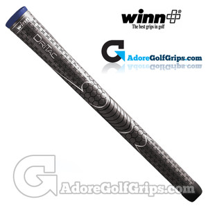 Winn Dri-Tac Midsize Soft Feel Grips - Dark Grey / Blue