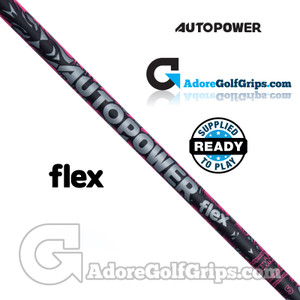 Autopower Flex Driver Shaft (40g-71g) - 0.335" Tip - Black / Pink / Silver Autopower Flex Driver Shaft (40g-71g) - 0.335" Tip - Black / Pink / Silver