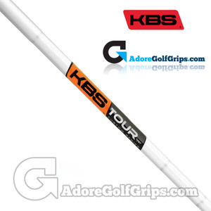KBS Tour Custom Wedge Shaft (110g-130g) - 0.355" Tip - White / Orange Label KBS Tour Custom Wedge Shaft (110g-130g) - 0.355" Tip - White / Orange Label