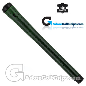The Grip Master Kangaroo Leather Sewn Midsize Grips - Dark Green