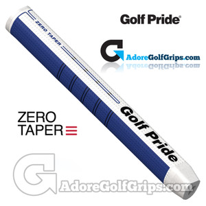 Golf Pride Zero Taper Straight Medium Midsize Putter Grip - Blue / White / Black