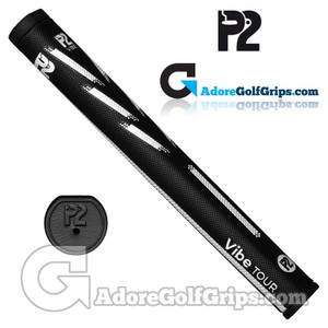 P2 Vibe TOUR Midsize Putter Grip - Black / White