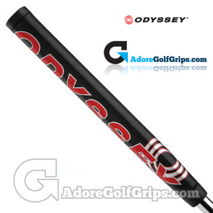 Odyssey Jumbo Light Putter Grip - Black / Red / Silver