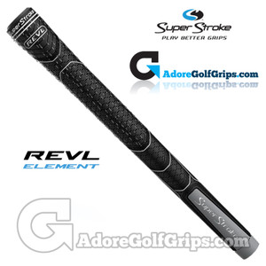 SuperStroke REVL Element Cord 4X Jumbo Grips - Black / Grey
