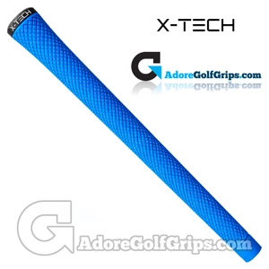 X-Tech Elastomer Midsize Grips - Blue