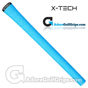 X-Tech Elastomer Midsize Grips - Light Blue