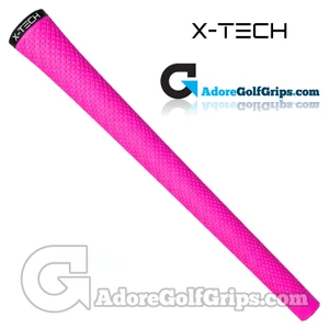 X-Tech Elastomer Midsize Grips - Pink