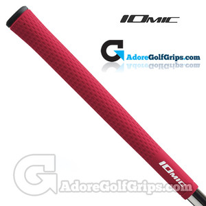 Iomic Sticky 2.3 Jumbo Grips - Red / Black Iomic Sticky 2.3 Jumbo Grips - Red / Black