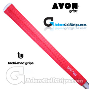 Avon Tacki-Mac Itomic Midsize Grips - Red / White