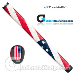 TourMARK USA Midsize Pistol Putter Grip - Red / White / Blue TourMARK USA Midsize Pistol Putter Grip - Red / White / Blue