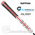 Golf Pride New Decade Multi Compound Align Midsize Grips (Back Detail) - White / Black / Red