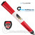 TourMARK Austria Jumbo Pistol Putter Grip (Side Detail) - Red / White TourMARK Austria Jumbo Pistol Putter Grip (Side Detail) - Red / White