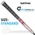 9 Golf Pride New Decade Multi Compound MCC Teams Grips - Black / Grey / Red With Free Tape