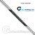 True Temper Elevate 85 Black Iron Shaft (100g-101g) - 0.355" Taper Tip - Chrome