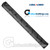 Luna Links Core 2.0 Putter Grip - Black / Grey (Side View)
