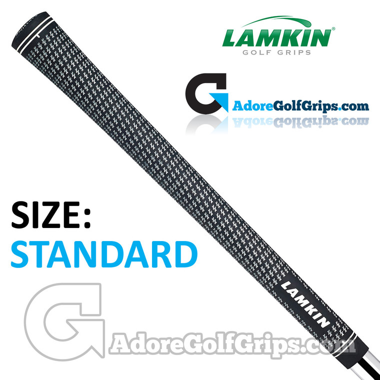 Lamkin Crossline Grips - Black / White